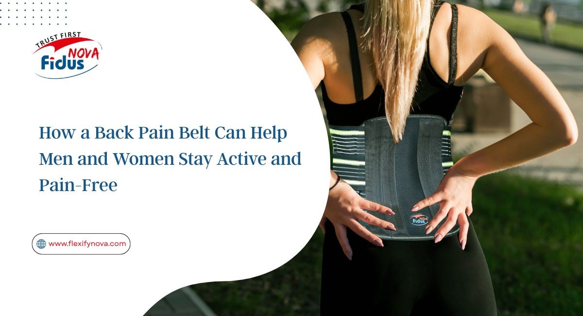 How a Back Pain Belt Can Help Men and Women Stay Active and Pain-Free
