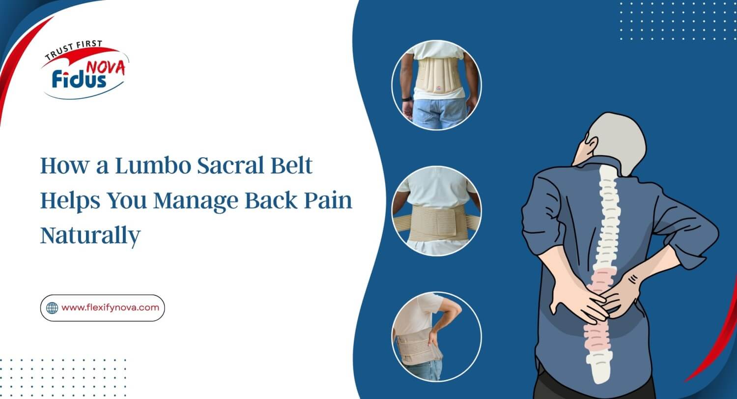 How a Lumbosacral Belt Helps You Manage Back Pain Naturally